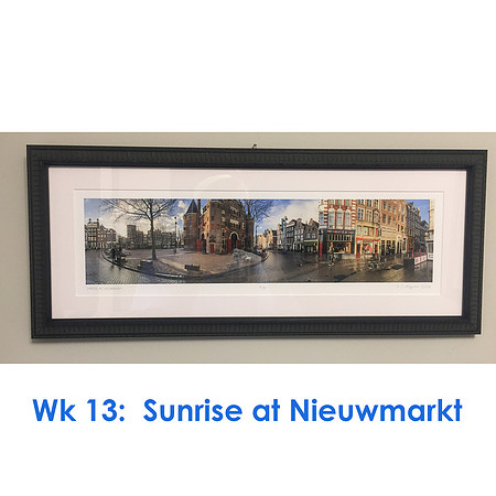 Wk 13:  Sunrise at Nieuwmarkt