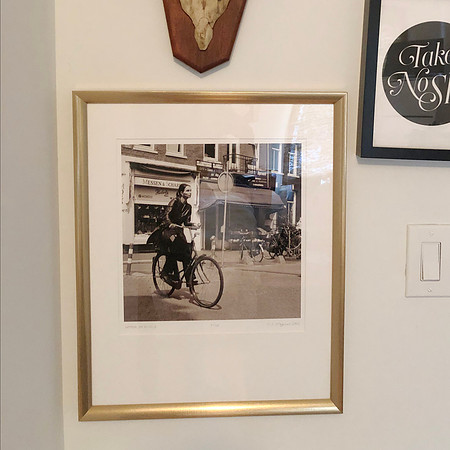 Wk 32: Woman on Bicycle - 16x20 frame (black only)